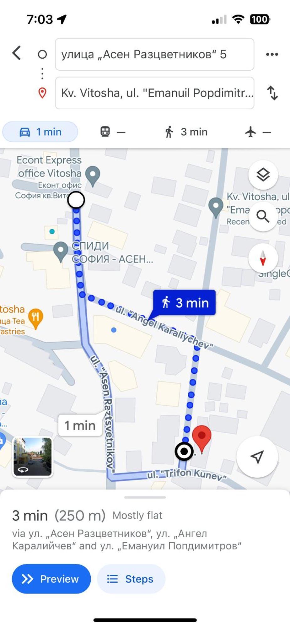Vitosha Terrace 1br With Parking Apartemen *
